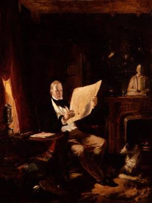 Sir Walter Scott 1st Bt 1831 	by William Allan  1782-1850 	National Portrait Gallery London  NPG321